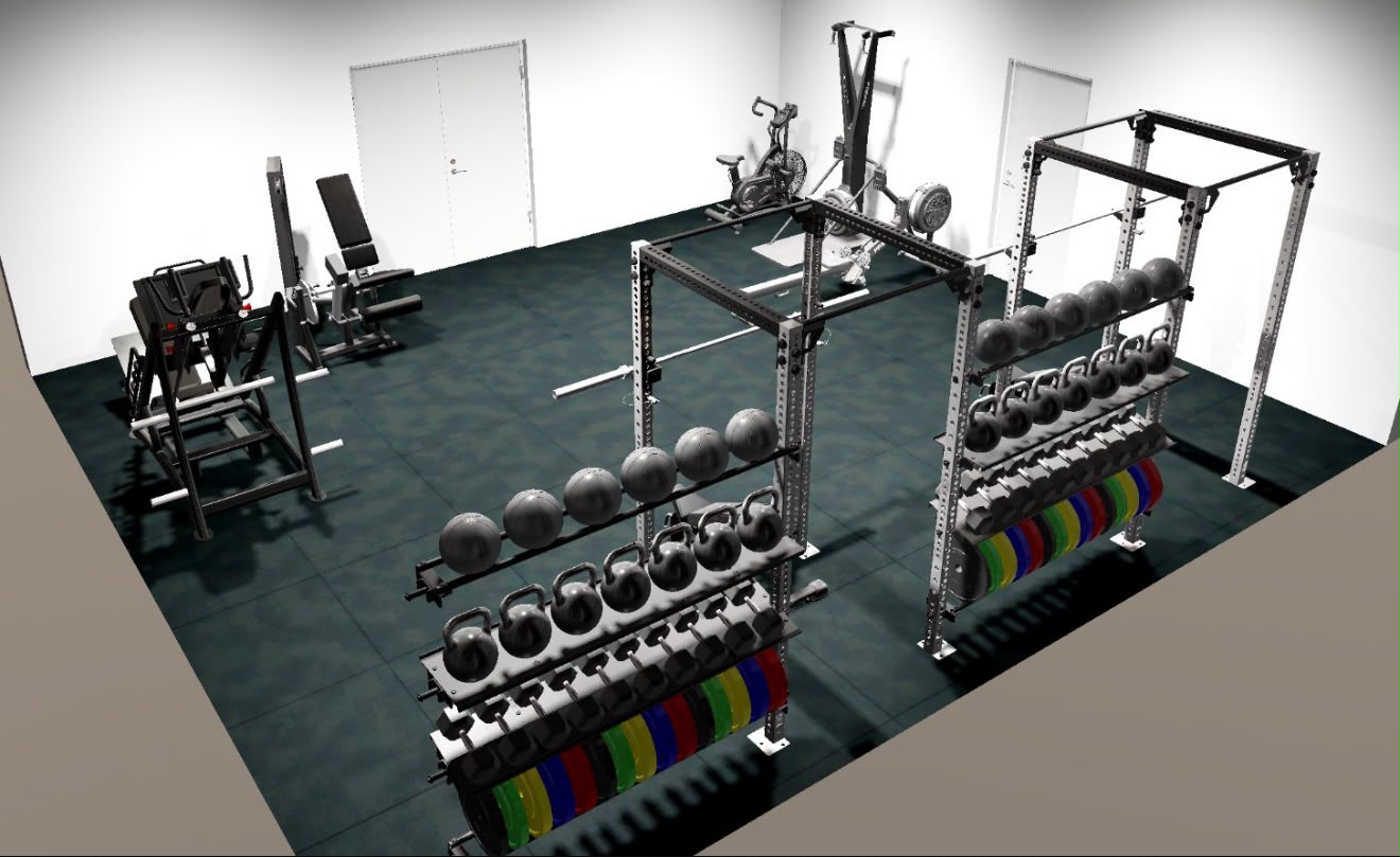 Alloa Athletic FC functional training space layout visual